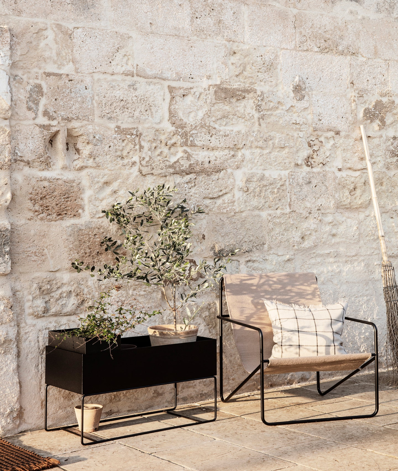 Plant Box Pot in Black by ferm LIVING Made for Plant Box Large Plant Box Pot in Black by ferm LIVING Made for Plant Box Large